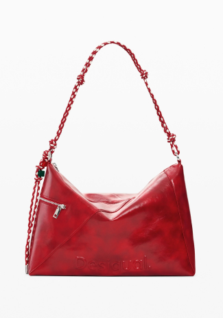 Large logo charm bag